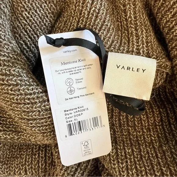 NWT Varley Mentone Half-Zip Knit Pullover - Picture 7 of 8